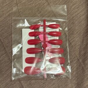 Red Press On Nails